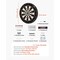 Professional Self-Healing Sisal Dartboard Set Rotatable Number Ring & Live Scoring Kit